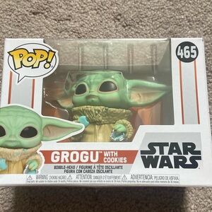 Disney Baby Yoda Grogu with Cookies Funko Pop